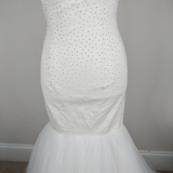 Sherri Hill Wedding/Prom Mermaid Fit and Flare Dress Size 2 - Picture 5 of 16